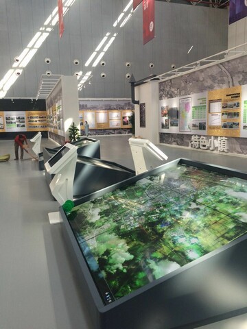 宿遷市建市20周年展覽館信息發(fā)布、觸摸設(shè)備均由米可提供